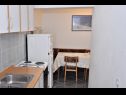 Appartements Draga - 15 m from pebble beach: SA1(4), A2(4+2), A4(3+1) Metajna - Île de Pag  - Appartement - A2(4+2): cuisine salle à manger