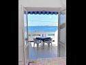 Appartements Draga - 15 m from pebble beach: SA1(4), A2(4+2), A4(3+1) Metajna - Île de Pag  - Appartement - A4(3+1): terrasse