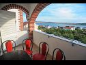 Appartements BRANO - with swimming pool A9(8+2), A10(4+2), SA11(5), SA12(5) Novalja - Île de Pag  - Appartement - A10(4+2): balcon
