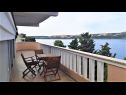 Appartements Grand view - 2m from the beach : A1(6) Stara Novalja - Île de Pag  - Appartement - A1(6): terrasse