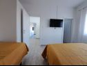 Appartements Rina A1(4), A2(3), A3(3) Nevidane - Île de Pasman  - Appartement - A3(3): chambre &agrave; coucher