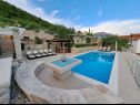 Maisons de vacances Three holiday homes: H1 Azur (4), H2 Wood (4), H3 Ston (4+2) Orebic - Péninsule de Peljesac  - Croatie  - piscine