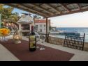 Maisons de vacances Viki1  - fantastic view, next to the sea H(4+2) Podobuce - Péninsule de Peljesac  - Croatie  - H(4+2): terrasse