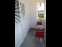 Appartements Markle - swimming pool and sunbeds A1(2+2), A2(4+1), A3(2+2), A4(4+1), A5(2+2), A6(4+1) Banjol - Île de Rab  - Appartement - A1(2+2): terrasse