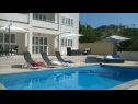 Appartements Markle - swimming pool and sunbeds A1(2+2), A2(4+1), A3(2+2), A4(4+1), A5(2+2), A6(4+1) Banjol - Île de Rab  - Appartement - A6(4+1): terrasse