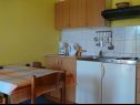 Appartements Nedo - 150 m from sandy beach: A1(2+1), A2(2+1) Lopar - Île de Rab  - Appartement - A1(2+1): cuisine salle à manger