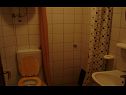 Appartements Irmica - by the sea: A1(2+3), A2(2+1), SA3(2+1), SA4(2), SA5(3) Lukovo Sugarje - Riviera de Senj  - Studio appartement - SA4(2): salle de bain W-C
