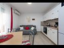 Appartements Mil - 30 m from beach: A1(2+2), SA2 novi(0+4), SA3(0+3) Ribarica - Riviera de Senj  - Appartement - A1(2+2): cuisine salle à manger
