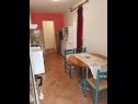 Appartements Ani - 250m from beach A1(2) Brodarica - Riviera de Sibenik  - Appartement - A1(2): cuisine salle à manger