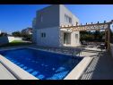 Maisons de vacances Kreso - with pool: H(8) Brodarica - Riviera de Sibenik  - Croatie  - H(8): terrasse