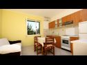 Appartements Per - comfortable  family apartments A1(2+2), A2(4+1), A3(2+2) Grebastica - Riviera de Sibenik  - Appartement - A1(2+2): cuisine salle à manger