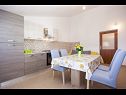 Appartements Per - comfortable  family apartments A1(2+2), A2(4+1), A3(2+2) Grebastica - Riviera de Sibenik  - Appartement - A3(2+2): cuisine salle à manger
