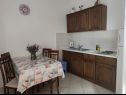 Appartements Josi - parking and barbecue: A1(2+2), A2(4+1) Grebastica - Riviera de Sibenik  - Appartement - A2(4+1): cuisine salle à manger