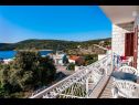 Appartements AnteV - 80m from the sea with parking: A2(6) Baie Kanica (Rogoznica) - Riviera de Sibenik  - Croatie  - Appartement - A2(6): terrasse