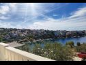Appartements Branka - 30 m from beach: A1 zeleni(4+1), A2 žuti(4+1) Baie Kanica (Rogoznica) - Riviera de Sibenik  - Croatie  - Appartement - A2 žuti(4+1): vue sur la mer