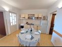 Appartements Jera-  barbecue and free berth for boat A1(4+1), A2(2+1) Baie Kanica (Rogoznica) - Riviera de Sibenik  - Croatie  - Appartement - A1(4+1): cuisine salle à manger