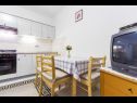 Appartements Milans - 25m from the beach: A3(2+2), A4(2+2), A5(6+1) Razanj - Riviera de Sibenik  - Appartement - A4(2+2): cuisine salle à manger