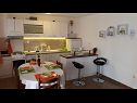 Appartements Fran - only 150m from beach: A1(4+2), A2(2+1) Rogoznica - Riviera de Sibenik  - Appartement - A1(4+2): cuisine salle à manger
