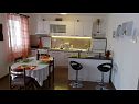 Appartements Fran - only 150m from beach: A1(4+2), A2(2+1) Rogoznica - Riviera de Sibenik  - Appartement - A1(4+2): cuisine salle à manger
