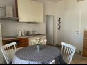 Appartements Bilja - 20 M from the sea A1(2), A2(2), A3(2), A4(6) Rogoznica - Riviera de Sibenik  - Appartement - A1(2): cuisine salle à manger