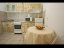 Appartements Tonci - by the sea: A2(4), A3(4) Rogoznica - Riviera de Sibenik  - Appartement - A3(4): cuisine salle à manger