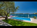 Maisons de vacances Lucmar - swimming pool and sea view H(8+2) Zatoglav - Riviera de Sibenik  - Croatie  - piscine