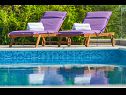 Maisons de vacances Lucmar - swimming pool and sea view H(8+2) Zatoglav - Riviera de Sibenik  - Croatie  - piscine (maison et environs)