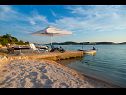 Maisons de vacances Lucmar - swimming pool and sea view H(8+2) Zatoglav - Riviera de Sibenik  - Croatie  - plage