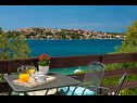 Maisons de vacances Lucmar - swimming pool and sea view H(8+2) Zatoglav - Riviera de Sibenik  - Croatie  - vue sur la mer (maison et environs)