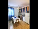Maisons de vacances Spark - 100 m from sea: H(4+2) Zecevo - Riviera de Sibenik  - Croatie  - H(4+2): cuisine salle à manger