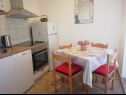 Appartements Primo - sea view: A1(2+1), A2(4), A3(4), A4(3+1) Baie Banje (Rogac) - Île de Solta  - Croatie  - Appartement - A2(4): cuisine salle à manger