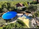 Maisons de vacances Edi - with pool: H(4) Dugopolje - Riviera de Split  - Croatie  - piscine
