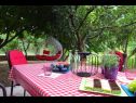 Appartements Ivo - free parking & BBQ: A1(6) Sinj - Riviera de Split  - terrasse de jardin