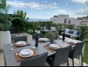 Appartements Lux - with private pool: A1(4+2) Split - Riviera de Split  - vue de la terrasse