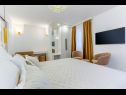 Chambres Luxury - city centar: R1-Deluxe 23(2+1), R2-Deluxe 01(2+1), R3-Deluxe 13(2+1), R4-Double 21(2), R5-Double 22(2), R6-Double 12(2), R7- Superior 11(2+1) Split - Riviera de Split  - Chambre - R2-Deluxe 01(2+1): chambre &agrave; coucher