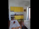 Appartements Niki - 5m from the sea: A1-Mande (3+1), A2 -Hela (4) Drvenik Veli (Île de Drvenik Veli) - Riviera de Trogir  - Appartement - A2 -Hela (4): cuisine salle à manger