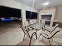 Appartements Mia - with pool: A1(4) Marina - Riviera de Trogir  - terrasse (maison et environs)
