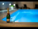 Appartements Lux 1 - heated pool: A1(4), A4(4) Marina - Riviera de Trogir  - piscine