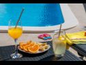 Appartements Lux 1 - heated pool: A1(4), A4(4) Marina - Riviera de Trogir  - piscine