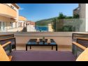 Appartements Lux 1 - heated pool: A1(4), A4(4) Marina - Riviera de Trogir  - terrasse