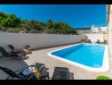 Appartements Lux 2 - heated pool: A2(4+2), A3(4+2) Marina - Riviera de Trogir  - piscine