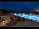 Maisons de vacances Pax - with pool: H(4+2) Marina - Riviera de Trogir  - Croatie  - H(4+2): vue
