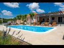 Maisons de vacances Pax - with pool: H(4+2) Marina - Riviera de Trogir  - Croatie  - maison