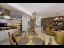 Maisons de vacances Rafaeli - with pool: H(8) Marina - Riviera de Trogir  - Croatie  - H(8): cuisine salle à manger