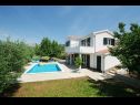 Maisons de vacances Viki - with heated pool: H(6+1) Plano - Riviera de Trogir  - Croatie  - maison