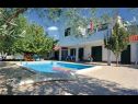 Maisons de vacances Viki - with heated pool: H(6+1) Plano - Riviera de Trogir  - Croatie  - H(6+1): piscine