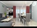 Appartements Iva - great view: A1(4) Seget Donji - Riviera de Trogir  - Appartement - A1(4): séjour