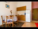 Appartements VV A1(2+1), A2(5), A3(7) Seget Vranjica - Riviera de Trogir  - Appartement - A2(5): cuisine salle à manger