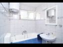 Appartements Snješka  - 20 m from the sea : A1(9), A2(6+2) Seget Vranjica - Riviera de Trogir  - Appartement - A1(9): salle de bain W-C