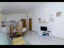 Appartements Mil - 80m from the sea A1(4+1), A2(2) Sevid - Riviera de Trogir  - Appartement - A2(2): cuisine salle à manger